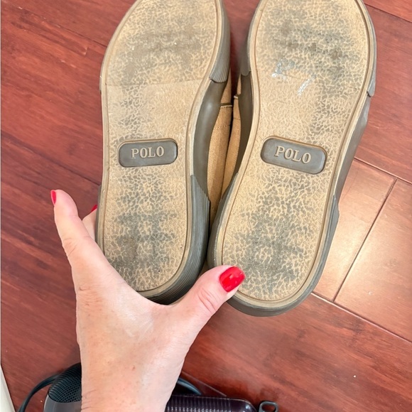 Polo Ralph Lauren Low Top  Canvas Casual Academic Work Men's Khaki Size 11D - Picture 6 of 6